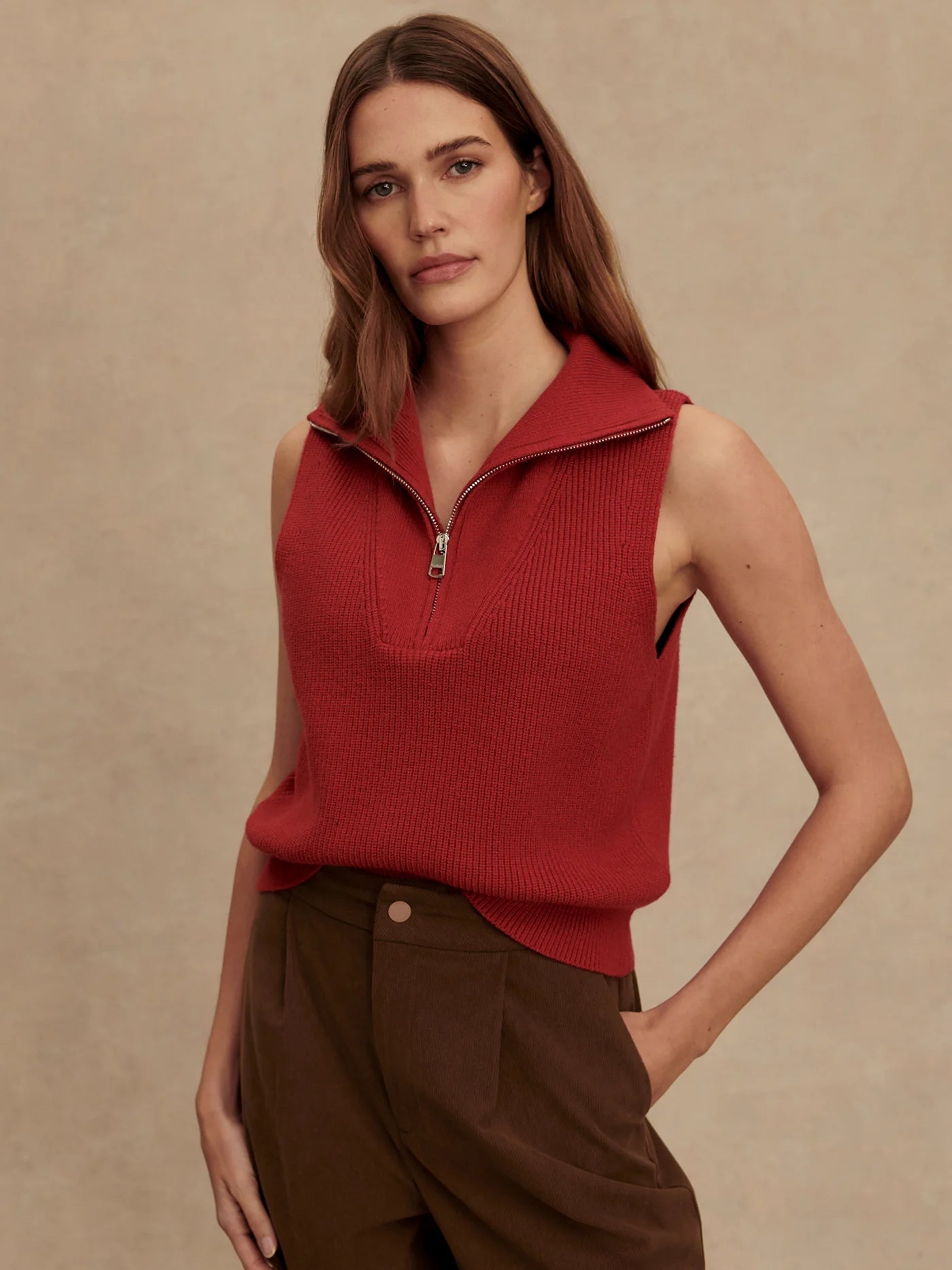 Amina Half-Zip Knit | Varley Varley
