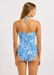 C-Shells Bandeau One Piece Swimsuit Seafolly
