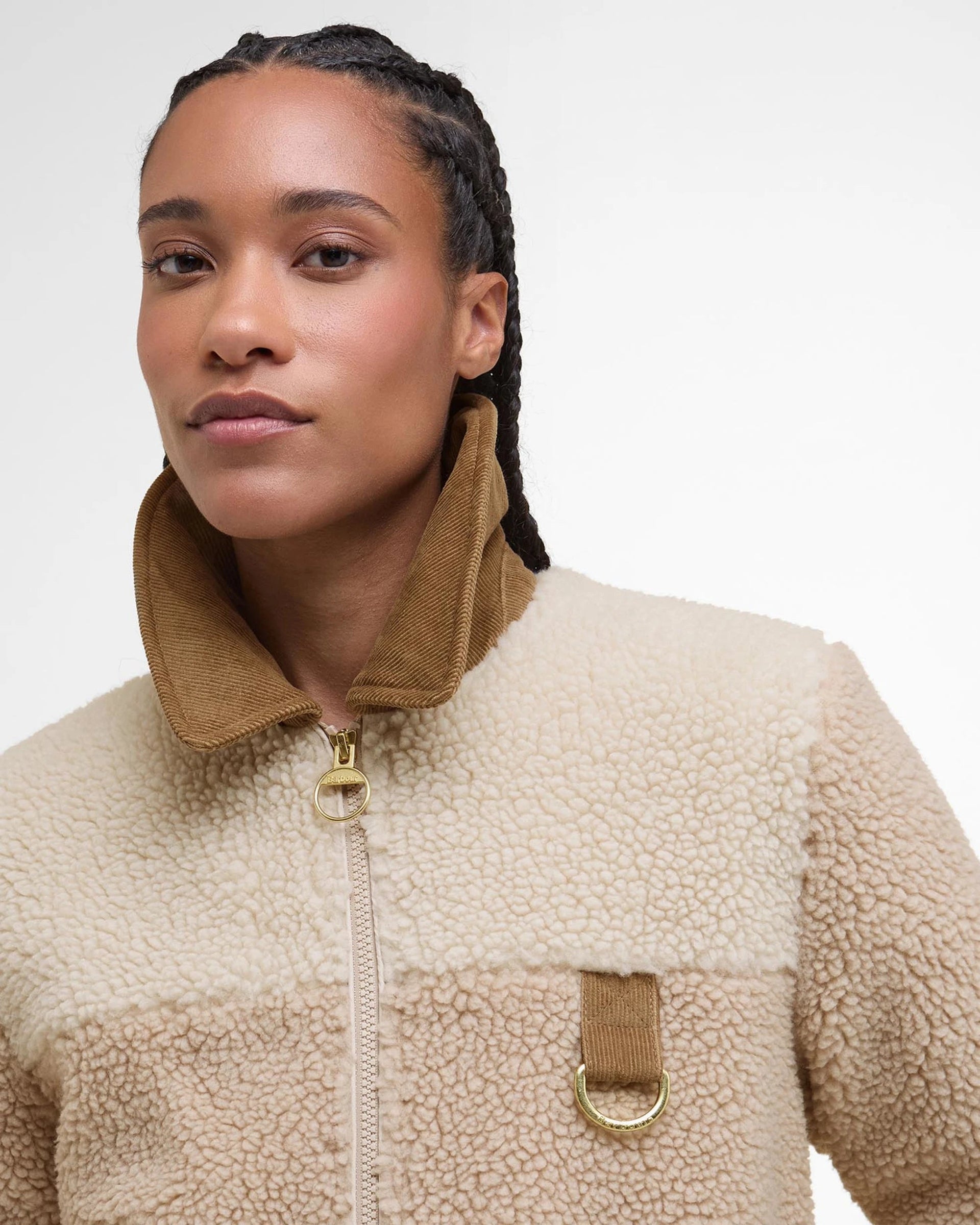 Ladies Malena Cropped Fleece | Barbour Barbour
