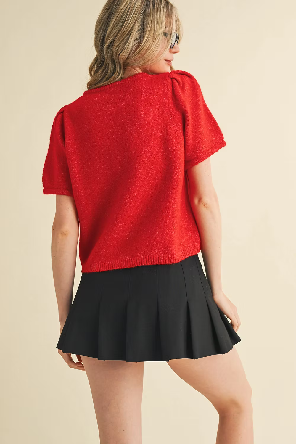 Laken Short Sleeve Sweater Cardigan Merci