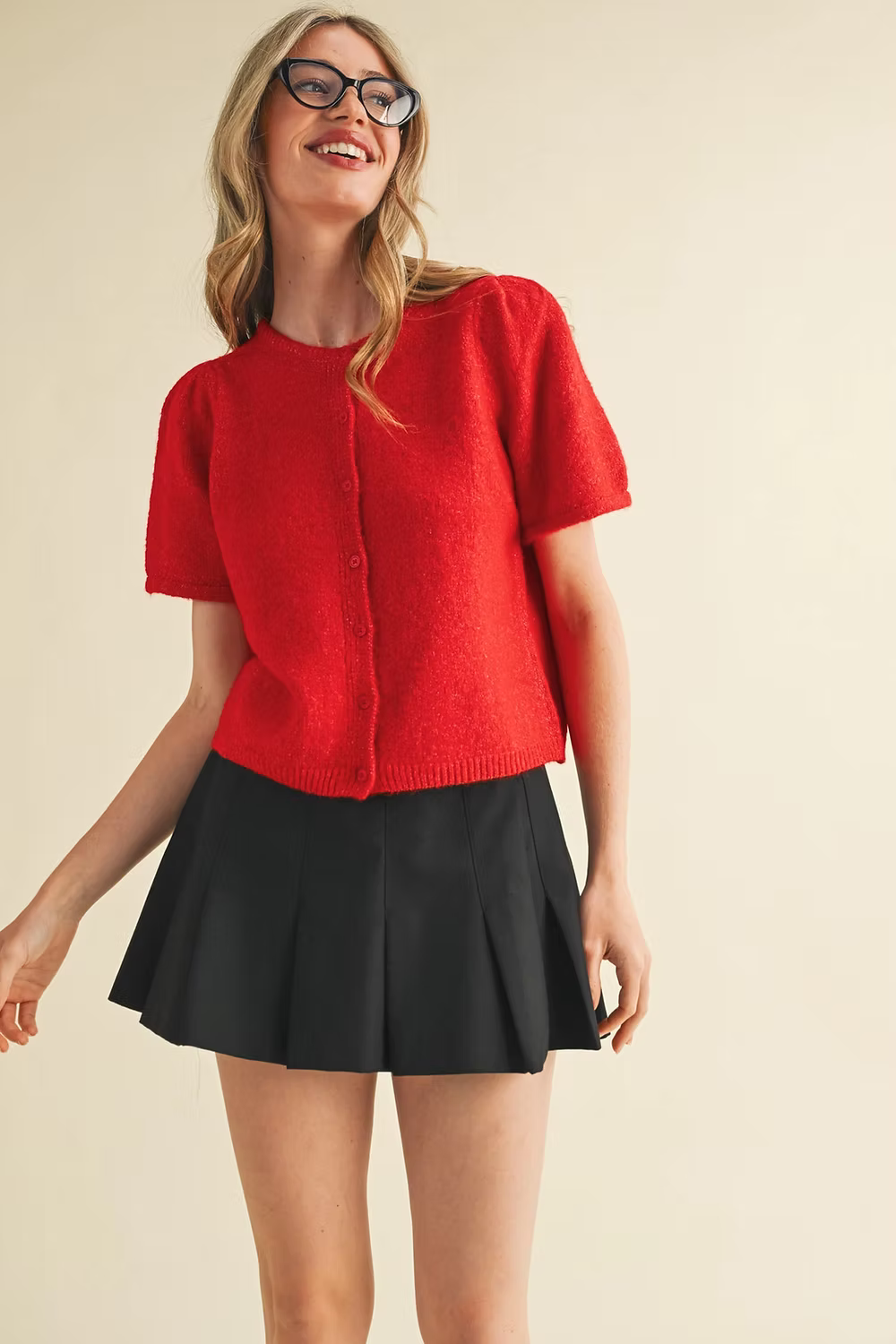 Laken Short Sleeve Sweater Cardigan Merci