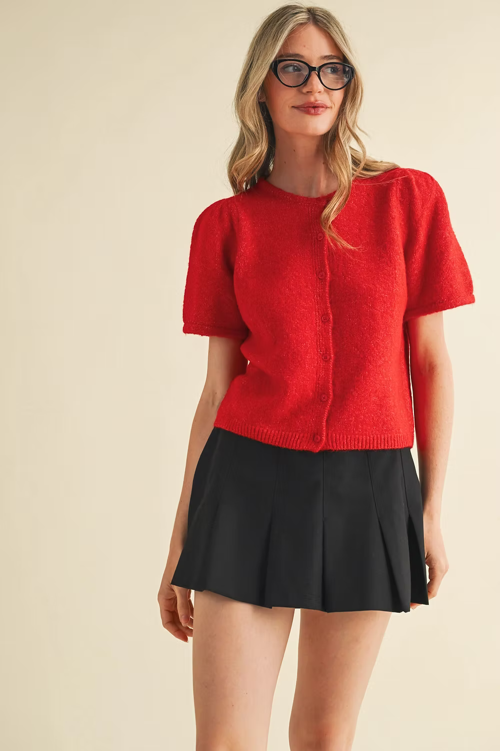Laken Short Sleeve Sweater Cardigan Merci