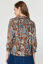 Kristelle Floral Paisley Print Blouse Current Air