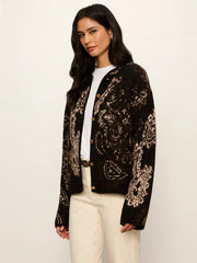 Jacquard Knit Jacket Sanctuary