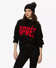 Apres Intarsia High Mock F. Logo Sweate Sanctuary