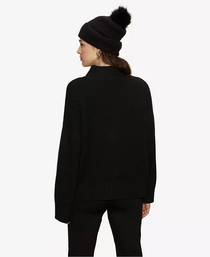 Apres Intarsia High Mock F. Logo Sweate Sanctuary