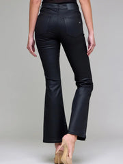 Coated Clean Stretch Flare Jeans Hidden Jeans