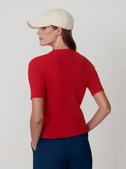 Rhys Short-Sleeve Cardigan | Varley Varley