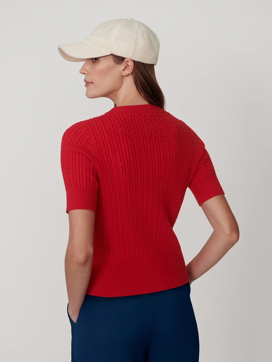 Rhys Short-Sleeve Cardigan | Varley Varley