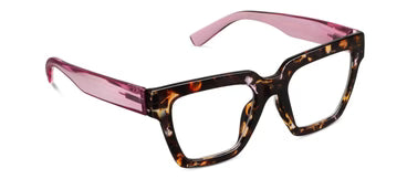Take a Bow Glasses in Pink/Botanico Pink | Peepers Peepers