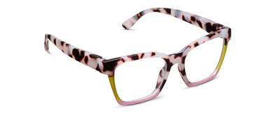 Birdie Glasses in Pink Chai Colorblock | Peepers Peepers
