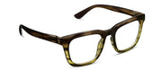 Cavern Glasses in Green Ombre Horn | Peepers Peepers