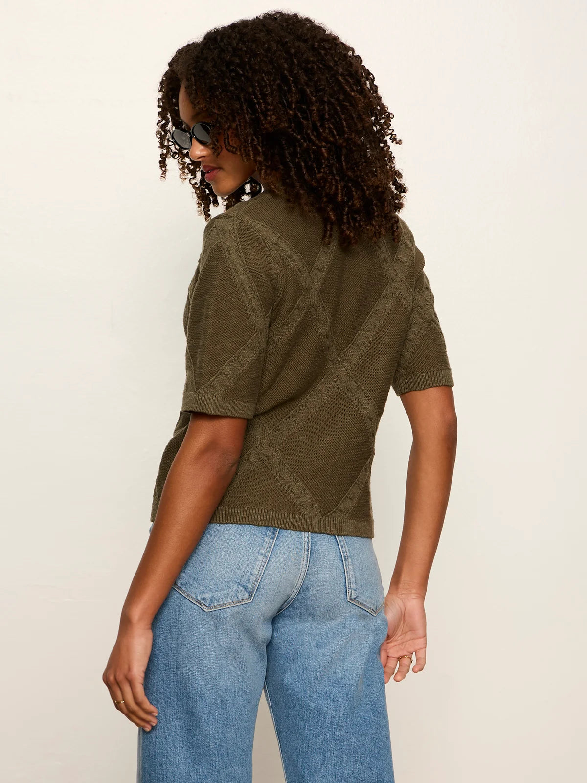 Diamond Stitch Sweater Tee Sanctuary