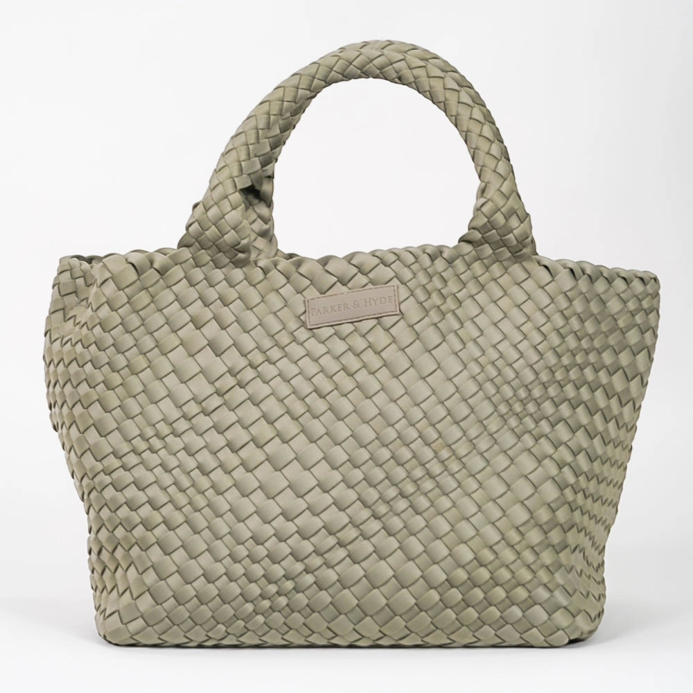 Stone Woven Tote