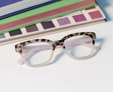 Zoey Glasses in Chai Tortoise/Pink | Peepers Peepers