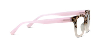 Zoey Glasses in Chai Tortoise/Pink | Peepers Peepers