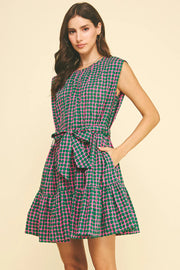 Pia Polka Dot Tiered Mini Dres Pinch