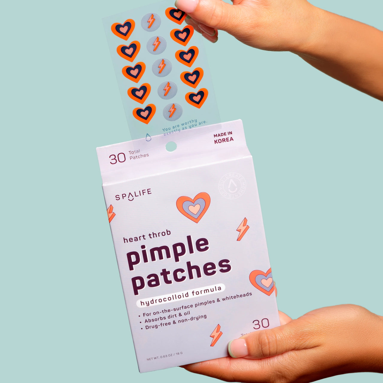 Heart Throb Hydrocolloid Pimple Patches