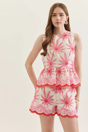 Pink Botanical Top Entro