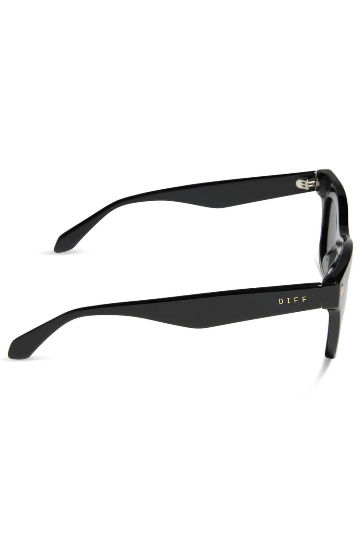 Bradley Cateye Sunglasses in Black/Grey Polarized | Diff Eyewear Diff Eyewear