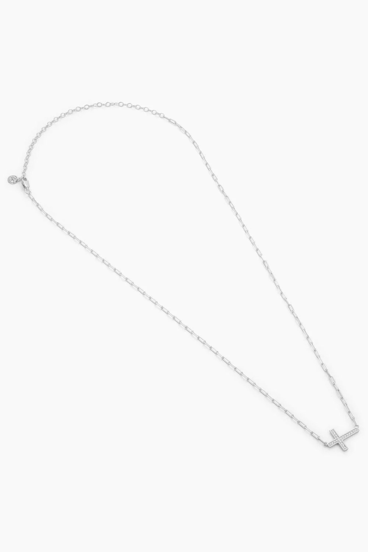 Keep The Faith! Cross Pendant Necklace in Sterling Silver Ella Stein