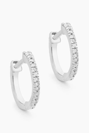 Half-Hearted Adventure? Never! Hoop Earrings in Silver Ella Stein