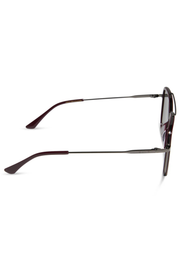 Jordan Navigator Sunglasses in Dark Cherry Lacquer Grey Gradient | Diff Eyewear Diff Eyewear