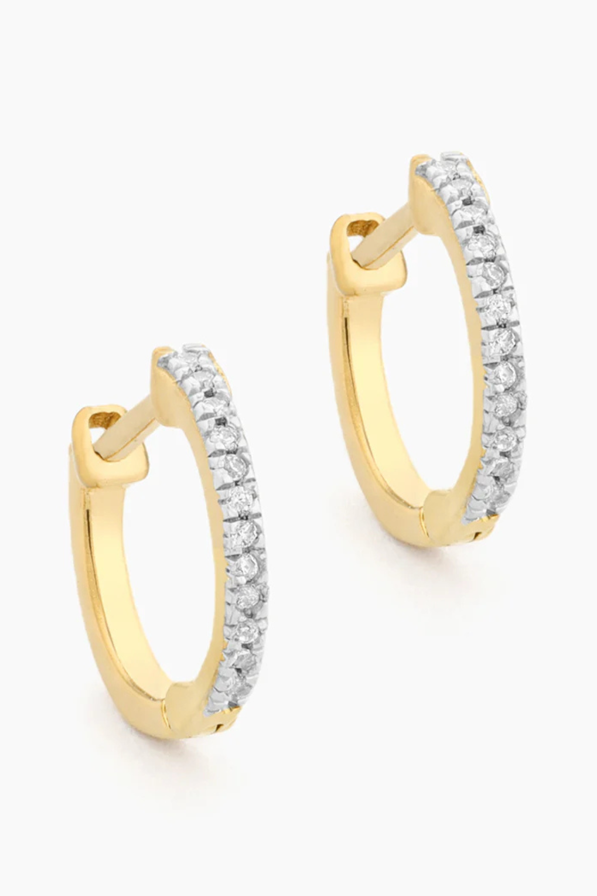 Half-Hearted Adventure? Never! Hoop Earrings in Gold Ella Stein