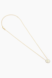 Circleburst Pendant Necklace in Gold Ella Stein