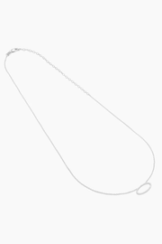One With the Oval Pendant Necklace in Sterling Silver Ella Stein