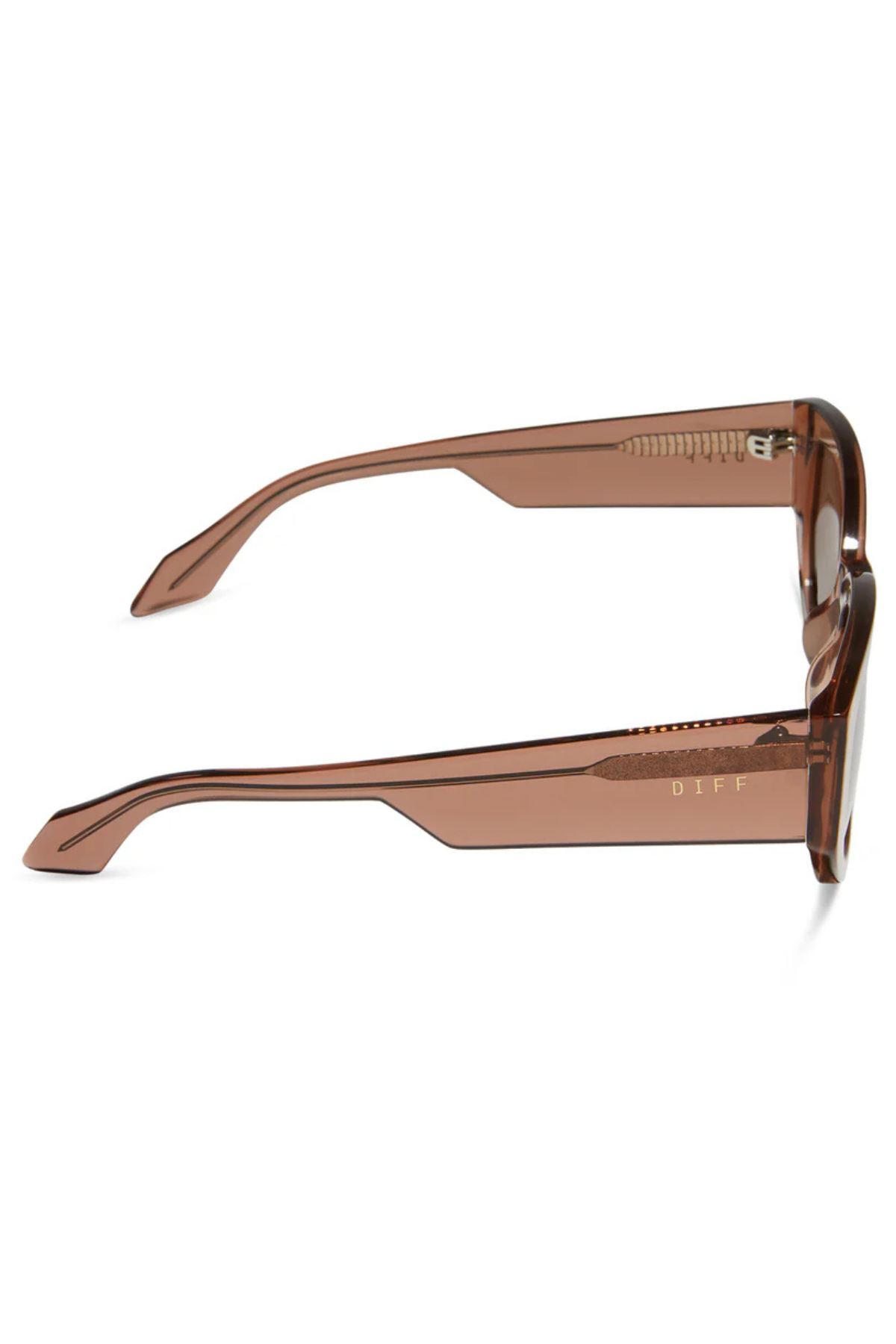 Drew Square Sunglasses in Café Ole Brown | Diff Eyewear Diff Eyewear