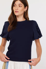 Mandy Puff Sleeve Top Current Air