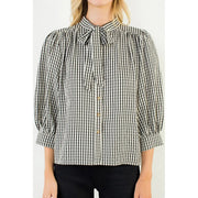 Gingham Button Up Shirt THML
