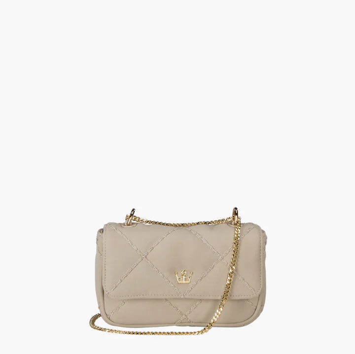 Faux Suede Heavy Stitch Mini Bestie Baguette | Oliver Thomas Oliver Thomas