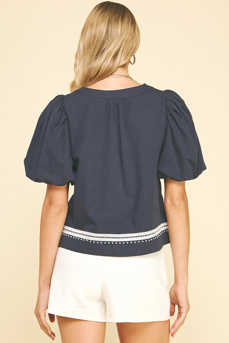 Jenny Puff Sleeve Shirt Pinch