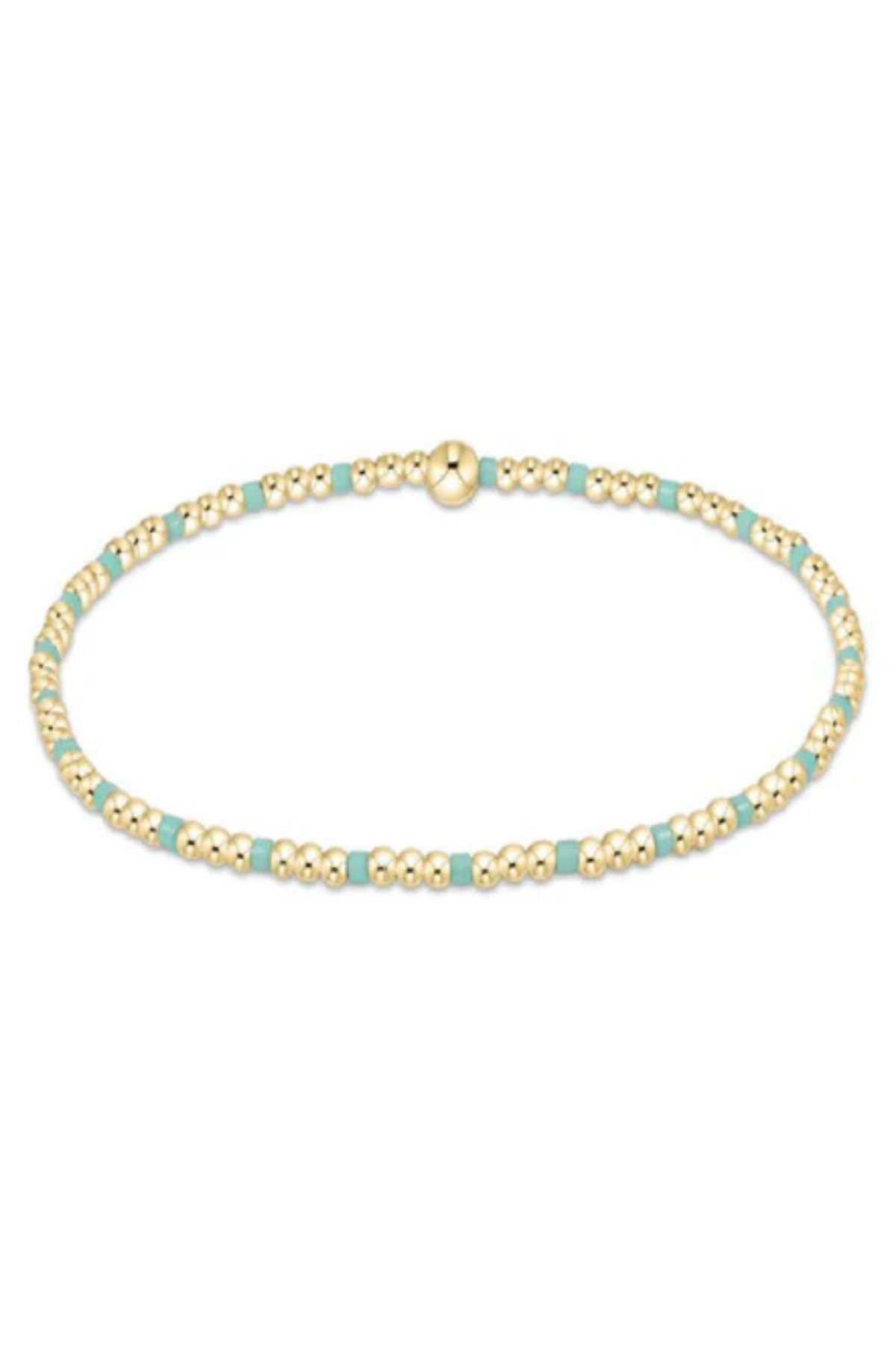 eGirl Hope Sincerity 2mm Bead Bracelet - Mint | enewton