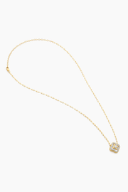 Contemporary Bloom Pendant Necklace in Gold Ella Stein