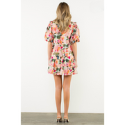 Lennon Puff Sleeve Mini Dress THML