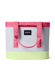 Yeti Camino CarryAll 35 Tote Bag in Mist/Pink/Grasshopper Yeti Coolers