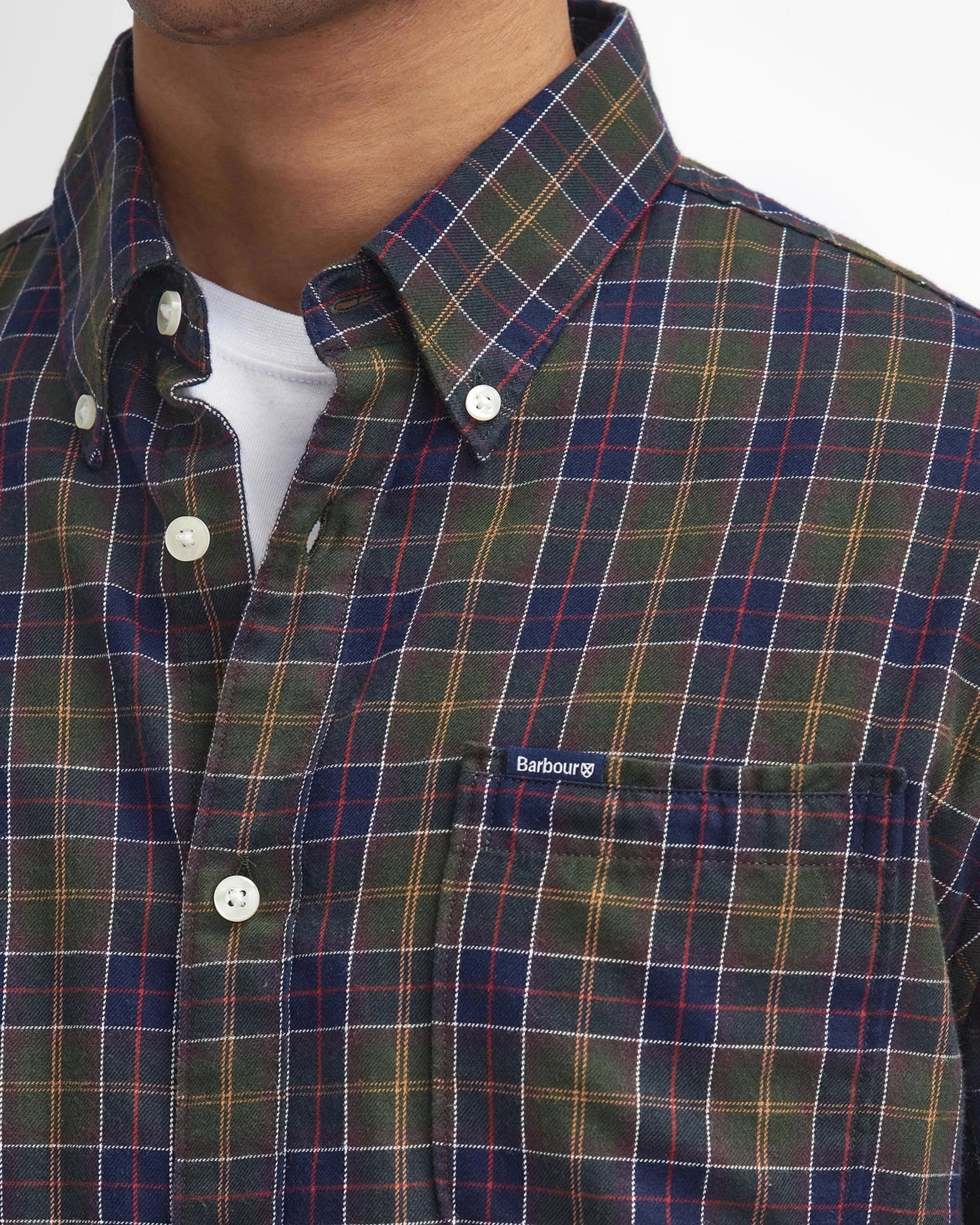 Lanark Tailored Long-Sleeved Shirt | Barbour Barbour