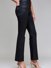 Coated Clean Stretch Flare Jeans Hidden Jeans
