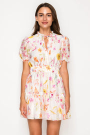 Flora of Eos Short Dress Meet Me in Santorini
