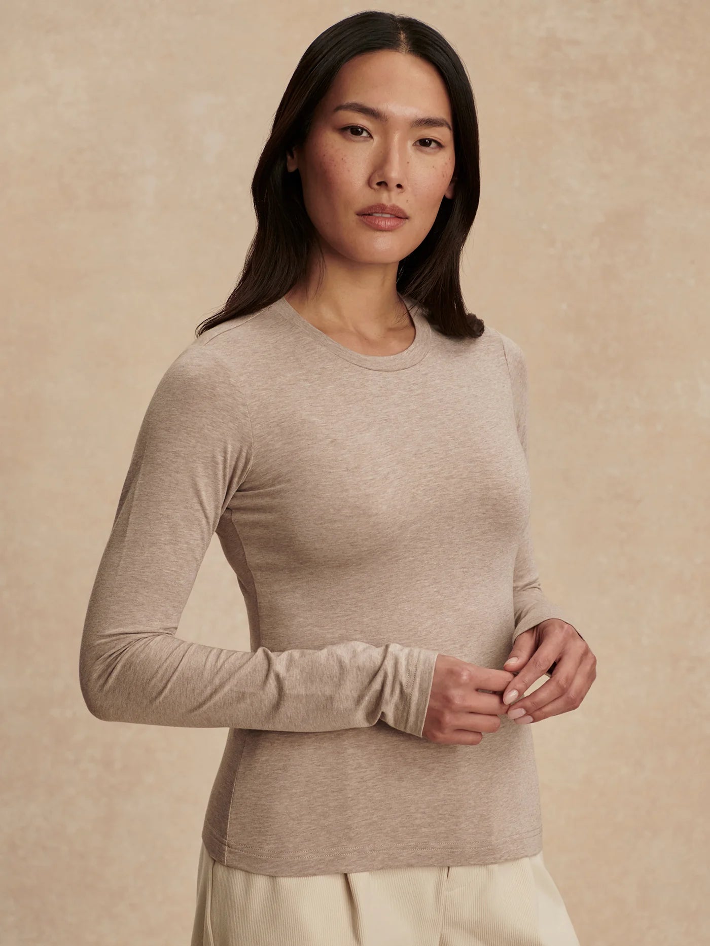 Edna Long Sleeve Fitted Tee | Varley Varley