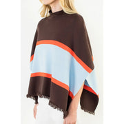 Colorblocked Poncho THML