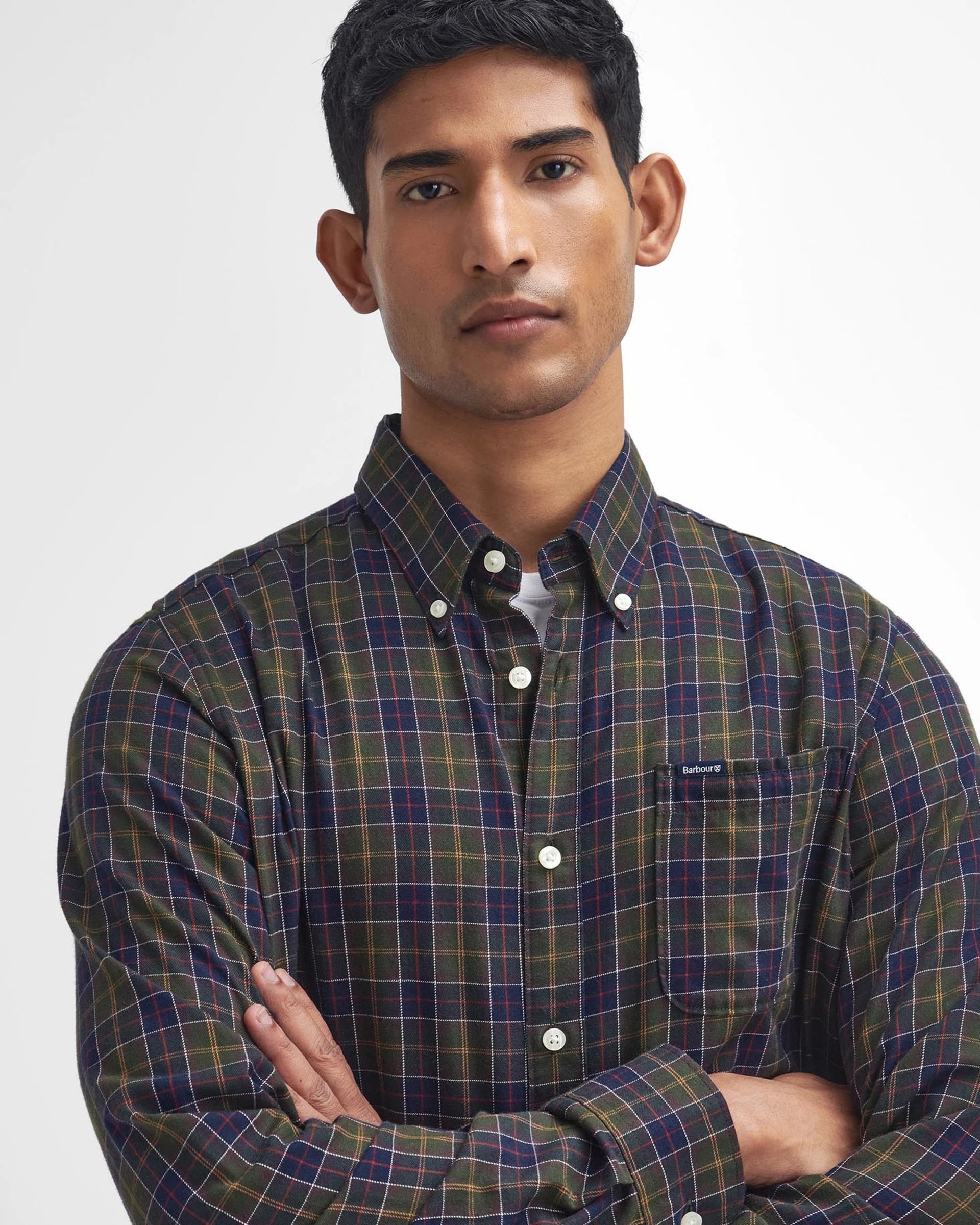 Lanark Tailored Long-Sleeved Shirt | Barbour Barbour