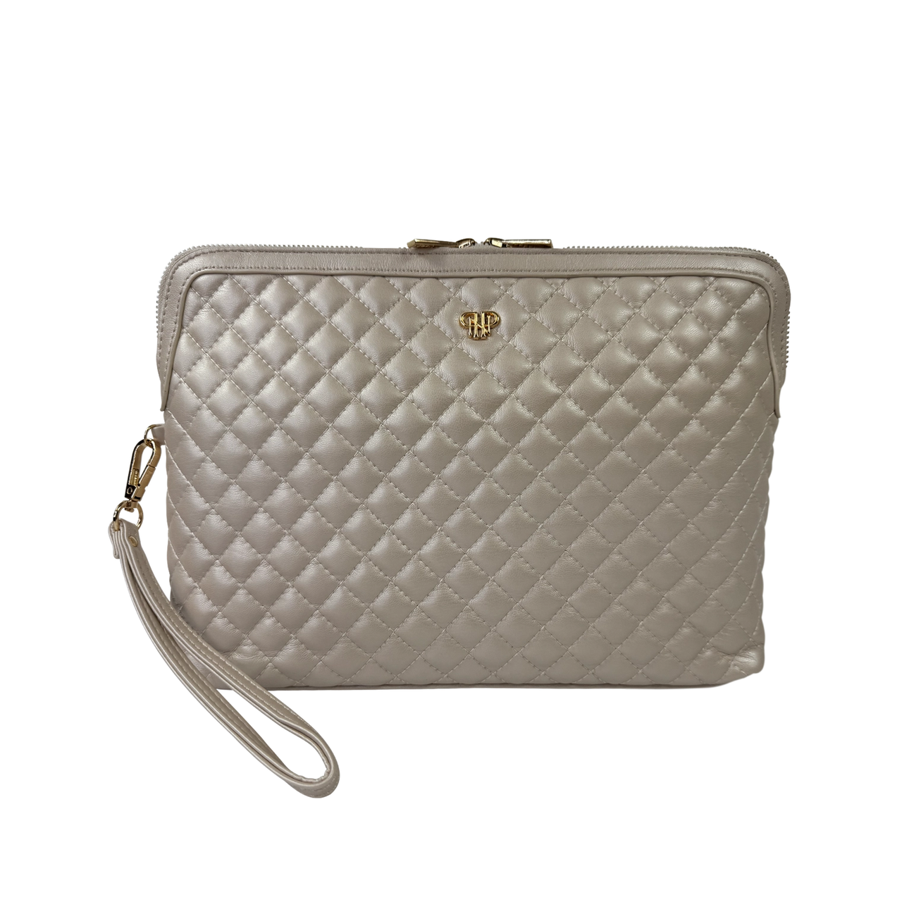 LITT MAKEUP CASE PEARL TIMELESS QUILTED