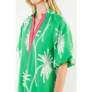 Short Sleeve Embroidered Dress THML