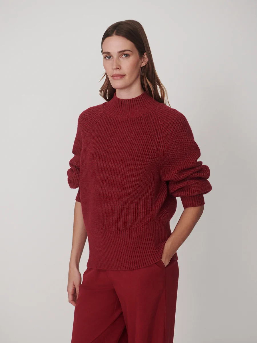 Martina High-Neck Rib Knit | Varley Varley