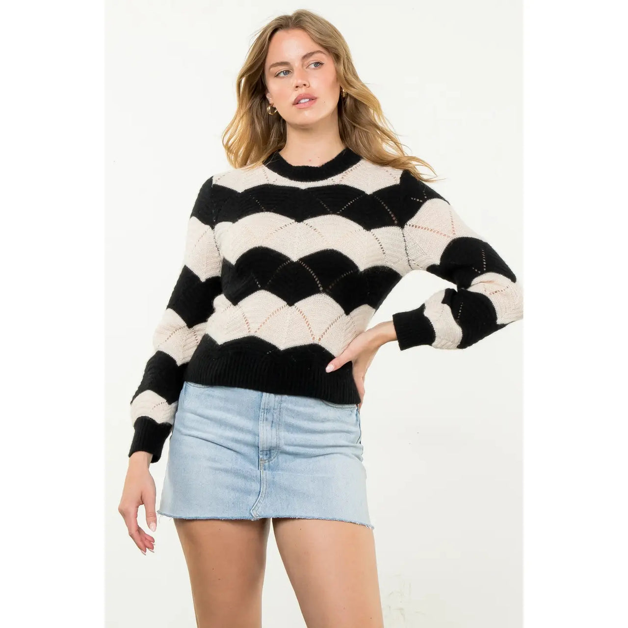 Long Sleeve Knit Top