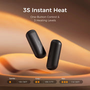 UT2s Mini Rechargeable Handwarmer in Grey/Black Ocoopa